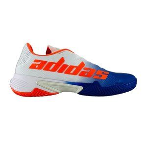 (BRAND NEW/NEVER WORN) Adidas Barricade Men Tennis Shoes (Blue/Black/Red) SZ. 10